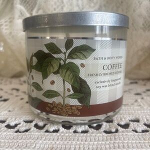 NEW Bath and Body Works Coffee 3-Wick Candle